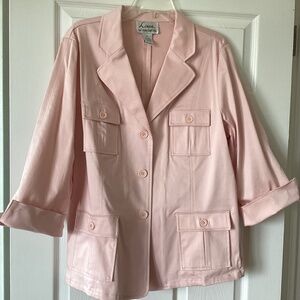 Linea by Louis Dell'Olio Pink Utility Jacket in Size X-Large.  Lightly Worn